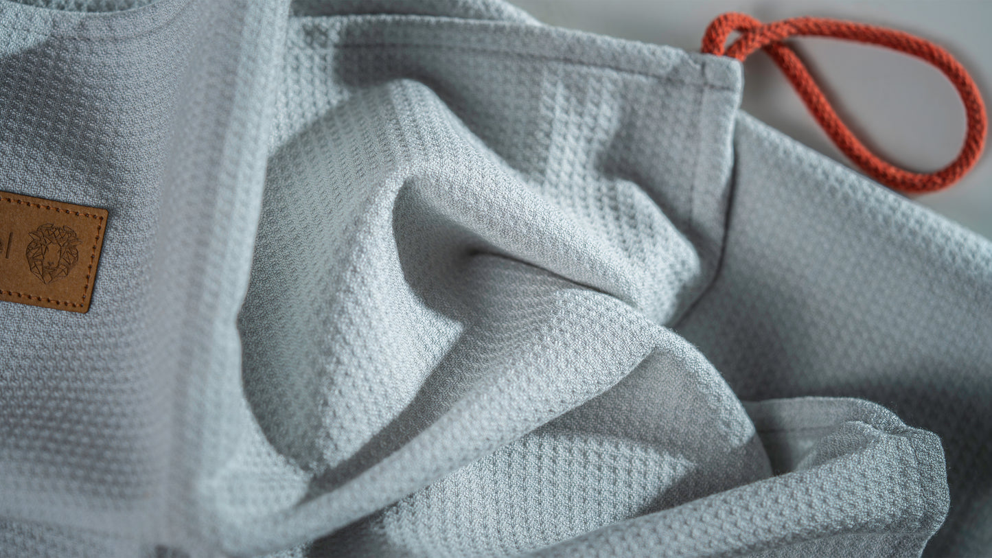 Aufhängeschlaufe des Merino Handtuchs