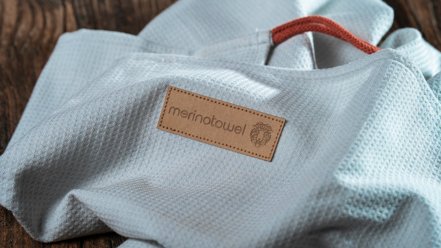 Detailaufnahme des Merino × Lyocell Materials